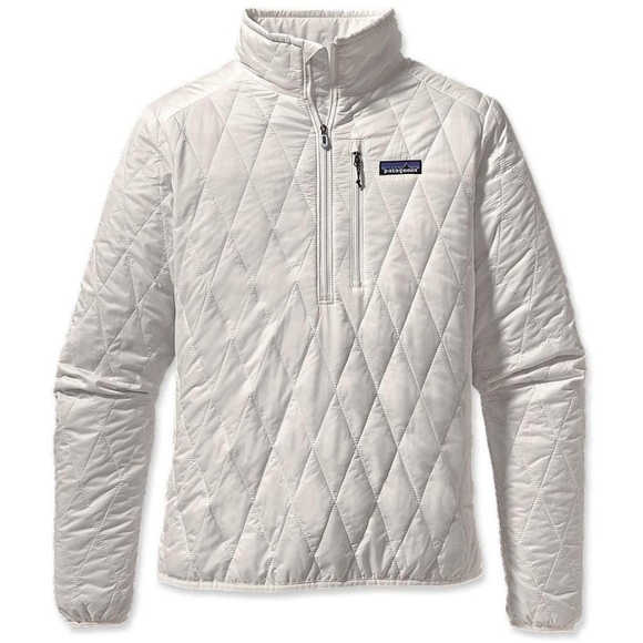 Patagonia Nano Puff® 1/2 Zip Pullover in White